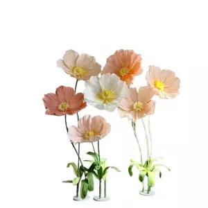 대형 종이꽃 자이언트 플라워 웨딩 꽃세트 버터플라이 파티 장식