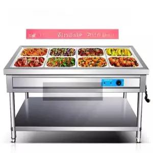 음식 보온기 업소용 워머 테이블 스테인리스 중탕 전기 푸드워머 자동
