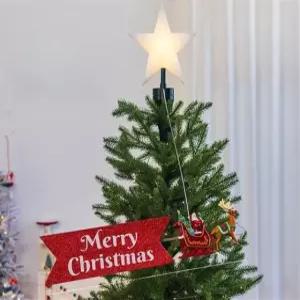 산타 트리장식 꼭대기별 크리스마스 스타 철재 데코 오너먼트 장식볼