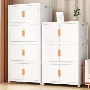 안방 서랍장 플라스틱 수납장 모듈형 의류 심플 원목 낮은형