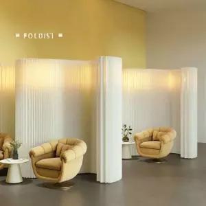 전시회 칸막이 종이파티션 이동식 벽파티션 전시장 스크린 거실 분리 공간