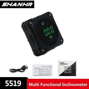샨하르 디지털 각도계 2180 ° 및 490 목공 가정 장식용 충전식 각도기 경사계