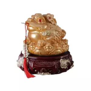 선물 두꺼비상 개업 풍수지리 타입 재물복 운세 장식품 사무실 소품 도금 황금