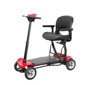 네발 전동스쿠터 접이식 노인 사륜 바이크 여성 충전식 휴대용