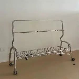 이동식 TV스탠드 원목 모던 미드센츄리 이젤형 거치대 브래킷