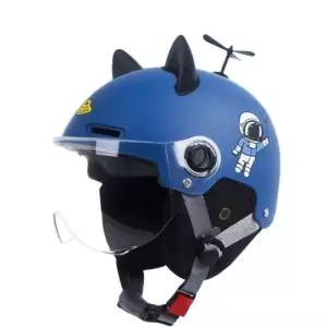 반모 헬멧 오토바이 바이크 캐릭터 방한용 초경량 라이딩 안전