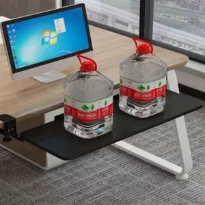 키보드 트레이 슬라이딩 레일형 거치대 받침대 각도조절 책상용 업다운