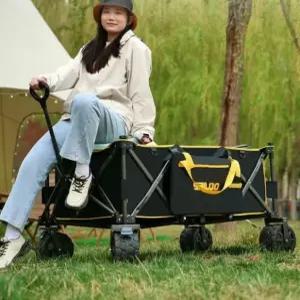 캠핑 전동카트 야외 여행용 전기웨건 트레일러 핸드카 레저 아웃도어