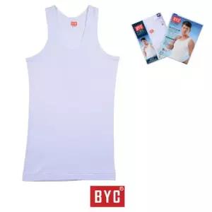 (BYC)면100 남성 빅사이즈 무지 런닝 110사이즈