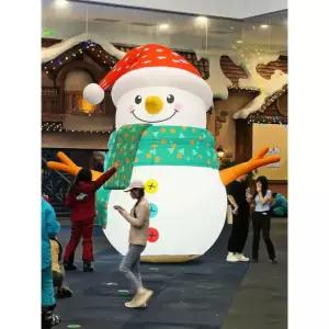 크리스마스 풍선인형 산타 대형 벽걸이 매달린 벌룬 카페용 데코 장식