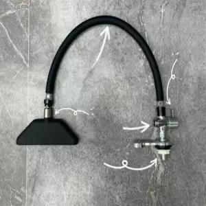 헤드스파 샴푸대 바버샵 업소용 미용실 세발대 마사지 간이설치 부착형