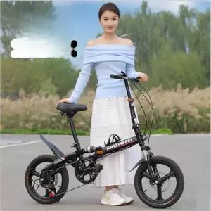 폴딩 자전거 접이식 16인치 미니벨로 클래식 알루미늄 프레임 소형 휴대용