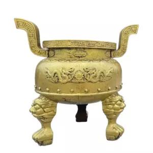 침향 향로 대형 명상 불교 법당 제사용 구리 사원 가정 백단향