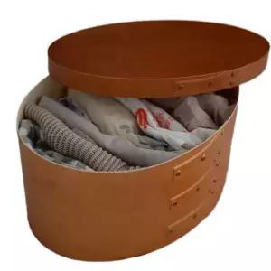 오벌 보관함 셰이커박스 자작나무 원목 정리함 라운드 스몰 빈티지 수납 박스 장인