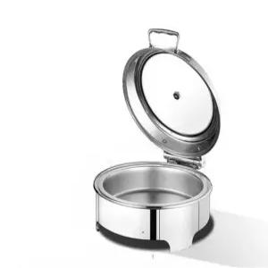 전기 차핑디쉬 뷔페 레스토랑 사각 단일 구획 스테인리스 보온기 대형