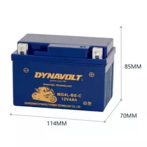 오토바이 인산철 배터리 소형 바이크 리튬 MG4L-BS-C(114x70x85mm)4A110105