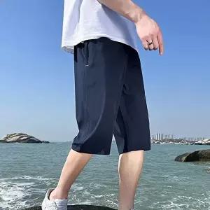 [모로엠]남성 쿨링 아이스 밴딩 5부 바지 ON-PTH-QWFN1045