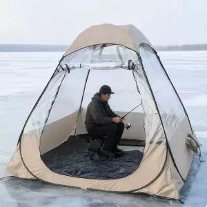 빙어 텐트 투명 소형 온실 방풍 하우스 간이 얼음 낚시 쉘터108424