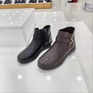 [탠디]by미셸 x25503 소가죽 소재 3cm굽 여성 컴포트 앵글 부츠 cc1