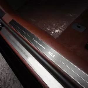 제네시스 G90 RS4 도어스텝 알루미늄 커버 패드 기스 스크래치 방지 튜닝 용품