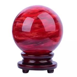 크리스탈 볼 수정구 유리 구슬 타로 인테리어 장식 소품 14cm110591