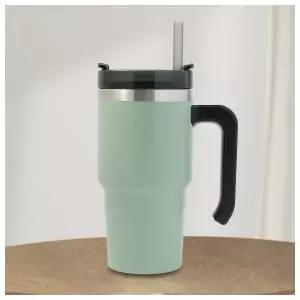 써머원 보온보냉 빨대 텀블러(600ml) (카키)