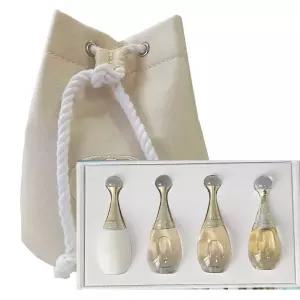 복주머니 파우치 베이지색상 구매시 디올 쟈도르 향수 4종 선물/골프공/화장품 /패션 /대용량 /골프가방/위생용품/화장품/목욕가방