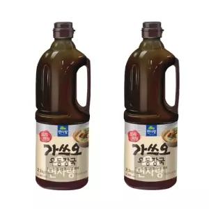 면사랑 프리미엄 가쓰오우동장국 2.1kg(1.8L)x2개