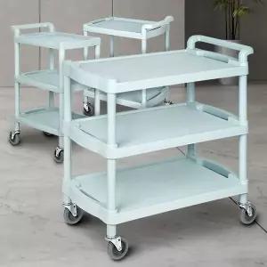 [골드스마일]W 서빙카트 주방트롤리 업송용식당 이동식웨건 서빙카 드레싱카