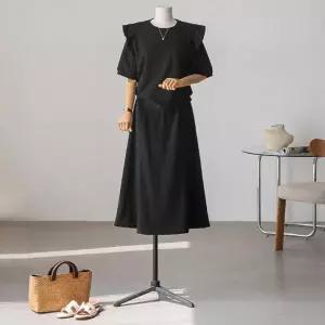 (안나앤플러스) 벨키 프릴 스커트 세트[세트EFS60] 빅사이즈