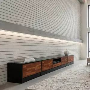 에르니안 멀바우 원목 2700거실장세트 1500거실장 600협탁2개 상판흑경 tv장