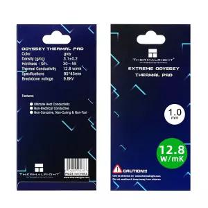 써멀라이트 써멀 패드 1mm 12.8W/mK 비전도성 내열성 오디세이 실리콘 PC PS5 노트북 히트싱크