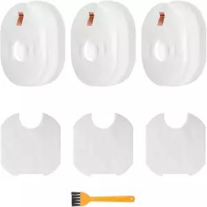 샤크 로켓 진공 필터 교체 - 9팩 3개 키트 폼 프리 모터 및 포스트 펠트 HV300 UV450과 호환 HV320/HV380