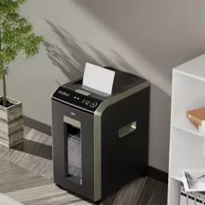 사무실 자동급지 종이문서 세단기 대용량 저소음 파쇄기 사무기기