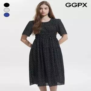 스모크 미니 플라워 쉬폰 원피스 GQ3OP019F)