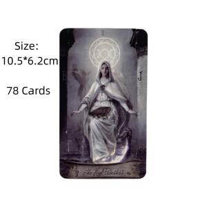 천국과 땅 타로 카드 78 데크 오라클 영어 비전 점술 에디션 Borad 게임