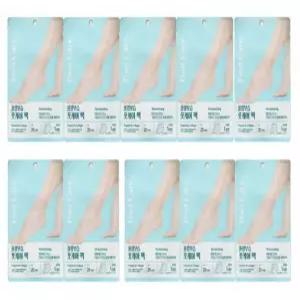 꿀광보습 팩미인 풋 케어 팩 10개