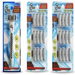 파워레이저 6중날 면도기 본품 / 교체용 면도날 24P