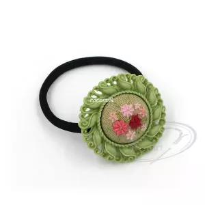 코코밀크/ 레이스 머리끈/ 프랑스자수 퀼트 악세사리 만들기