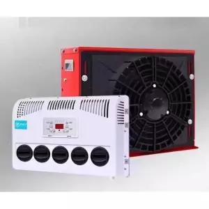 지게차 에어컨 트럭에어컨 대형 12v 빨간색 차량