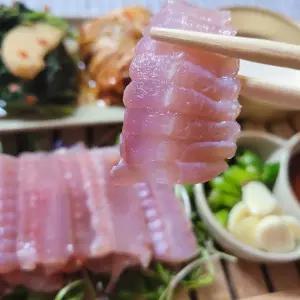 서해안 참 홍어 1KG + 홍어애 100g 강한숙성