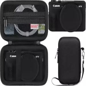 보브케 하드 케이스 캐논 파워샷 G7 X 마크 II 디지털 카메라용 실리콘 커버 부드러운 보호 포함된 충격