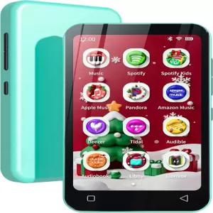 블루투스가 탑재된 TIMMKU 80GB 키즈 MP3 플레이어 사전 설치된 Spotify Audible 4인치 WiFi 뮤직 블루