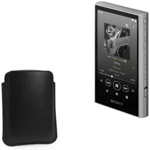 소니 워크맨 NW-A306과 호환되는 박스웨이브 케이스 - 정품 가죽 파우치 슬림 리얼 럭셔리 경량 포켓 네로