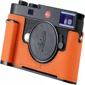 라이카 M11/M11-P/M EV1용 SIUATDSH 카메라 하프 케이스 빈티지 메탈 정품 가죽 보호 스타일리시한 휴대용