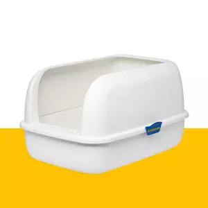 페스룸 와이드 커브 리터 박스 초대형 대형 고양이 화장실 오픈형 돔형태 사막화 방지