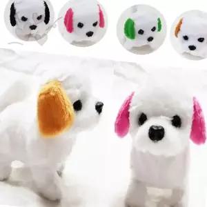 귀 컬러 치와와 자동 움직이는 강아지 인형 동물 장난감 어린이 선물 휴게소 문구