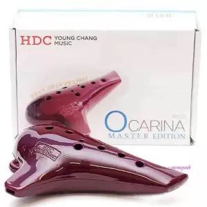 학생용 클래식 음악학습용 악기 초등 알토C 오카리나 와인색qrs623