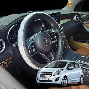 스파크EV 차량 핸들커버 운전대 가죽 덮개