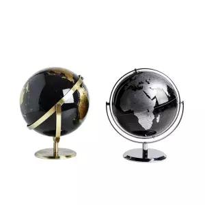 인테리어 지구본 고급 블랙골드 사무실 서재 소품 오브제 장식용 책상 선물 아이템